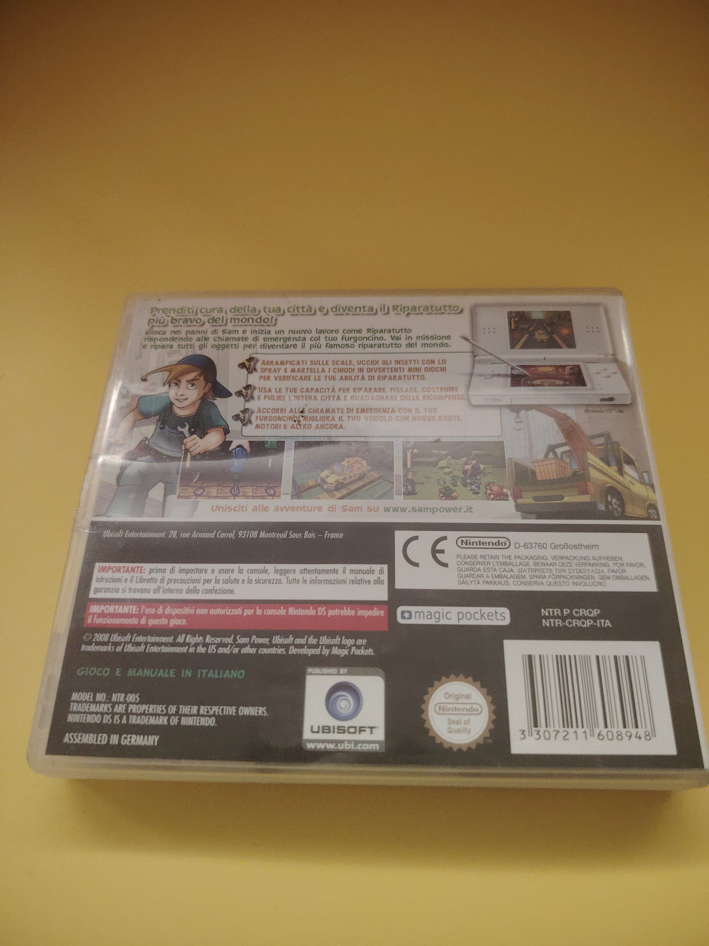 Gioco nintendo ds Sam power missione riparatutto