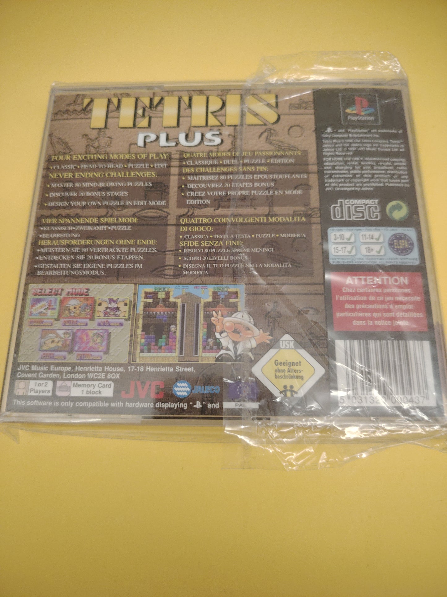 Gioco PlayStation 1 tetris plus