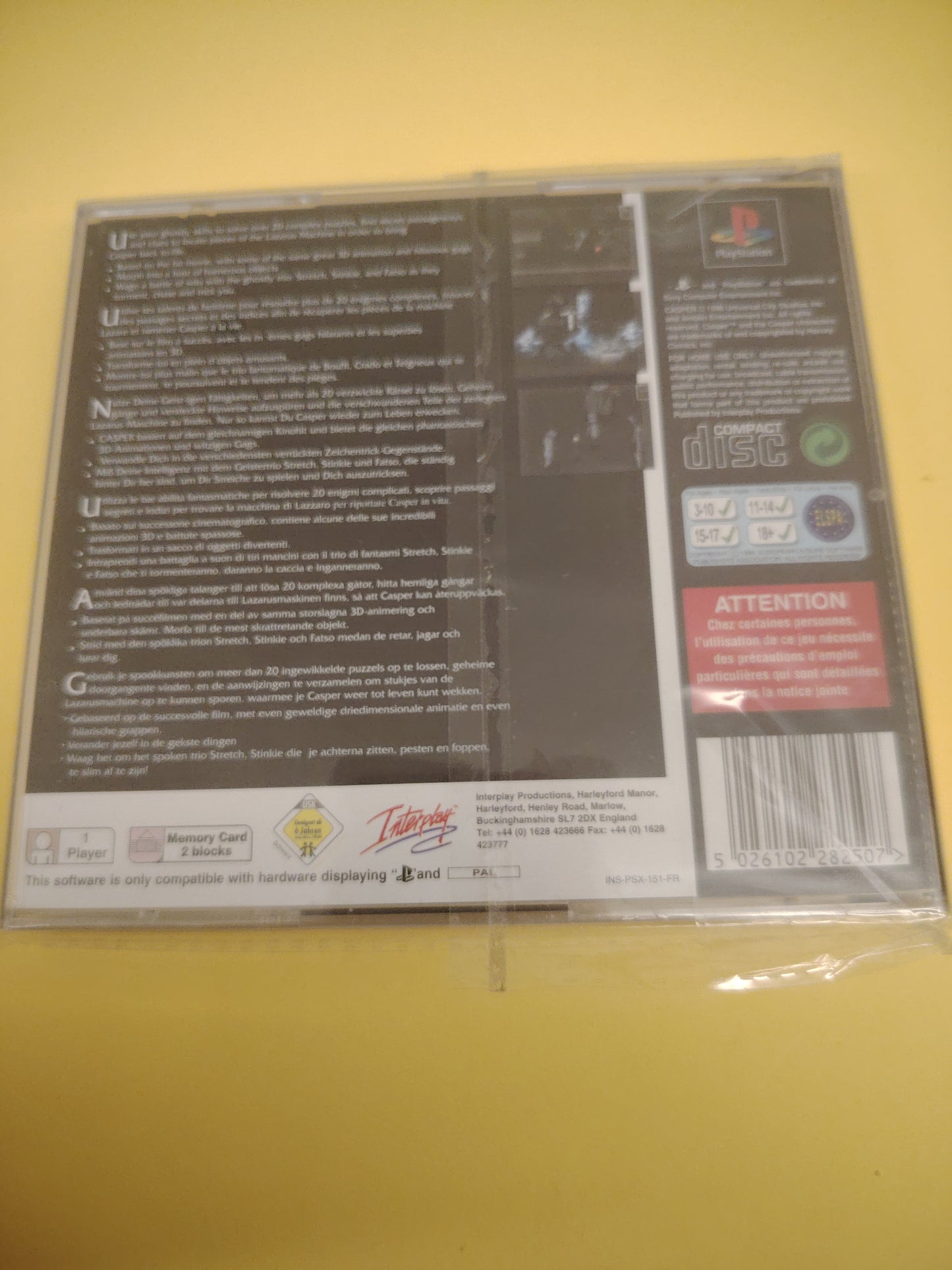 Gioco PlayStation 1 Casper