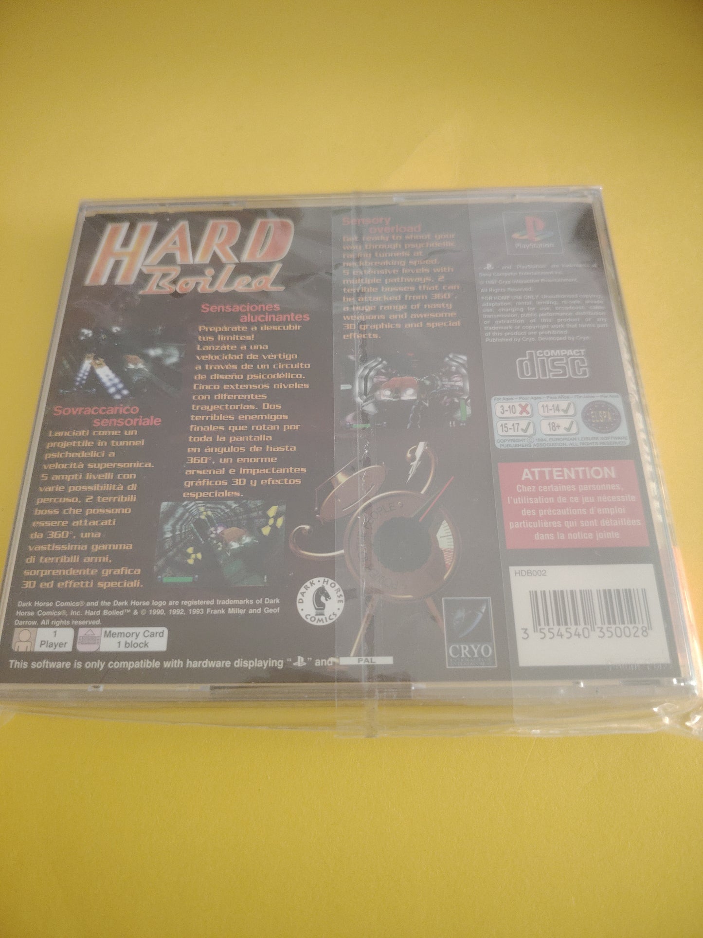 Gioco Playstation 1 Ps1 hard boiled
