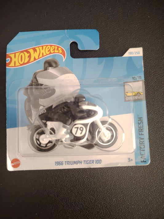 HotWheels 1966 triumph tiger 100 nera