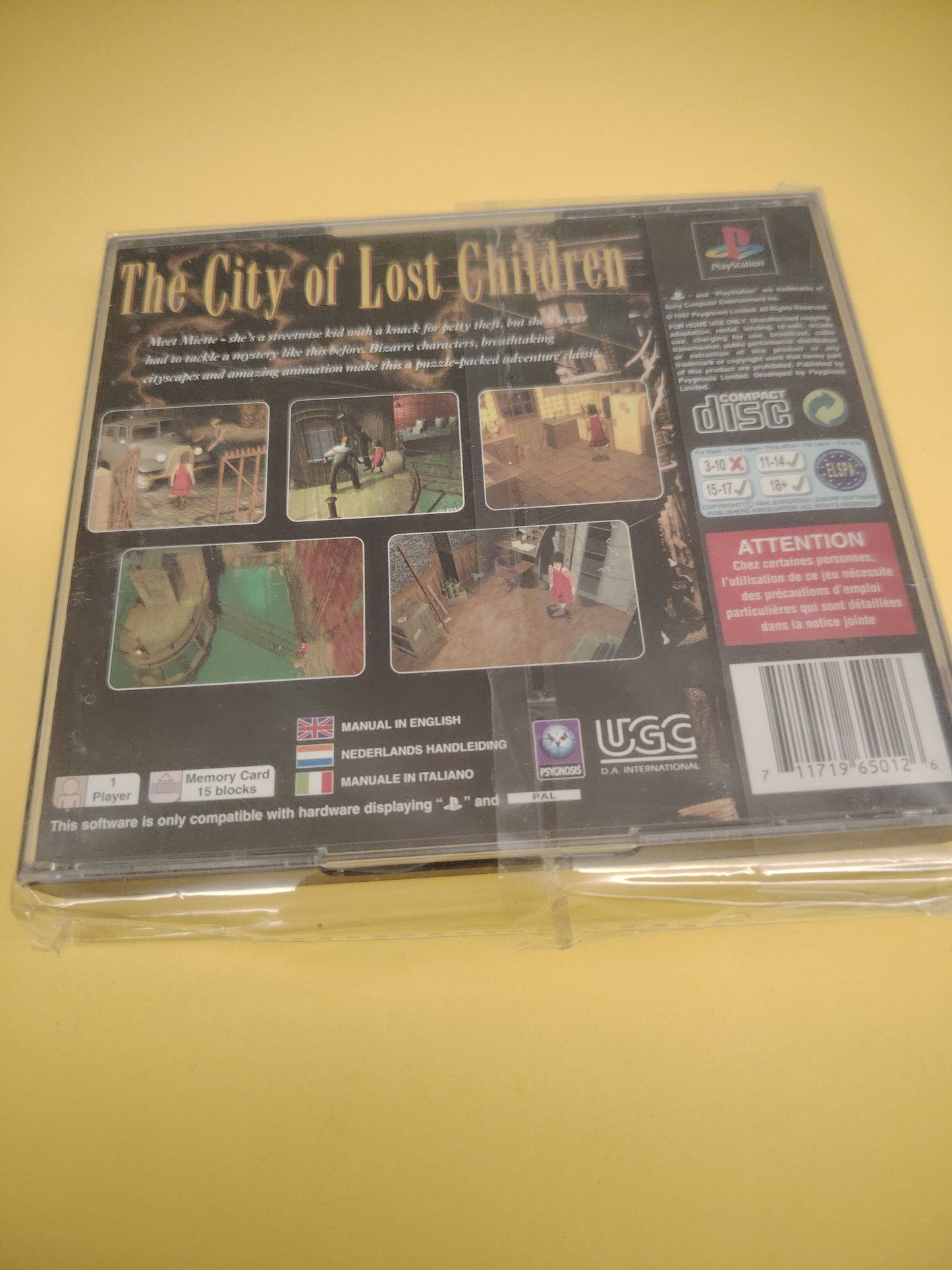 Gioco PlayStation 1 the city lost children