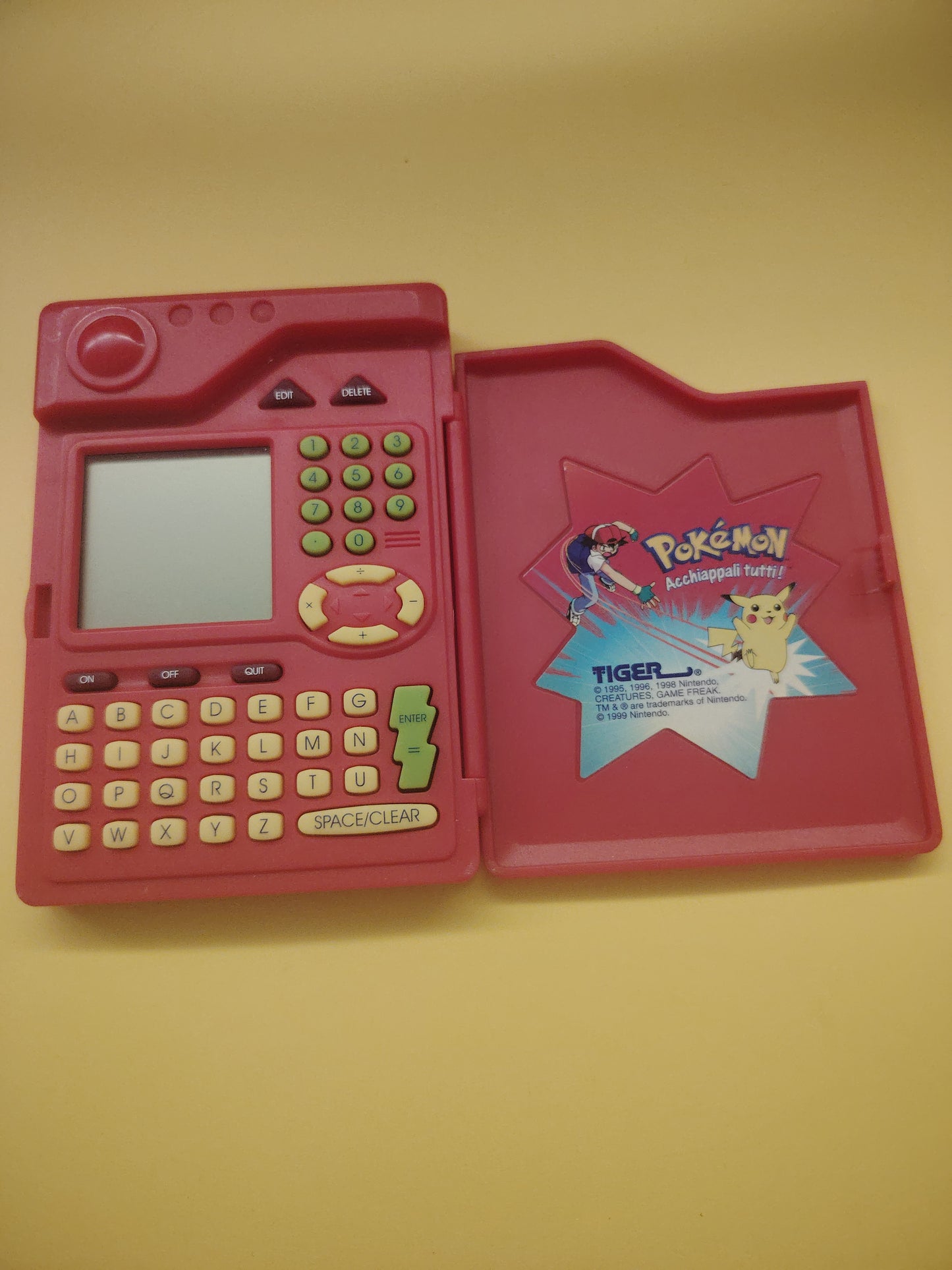 Console Pokédex Pokémon acchiappa di tutti Tiger