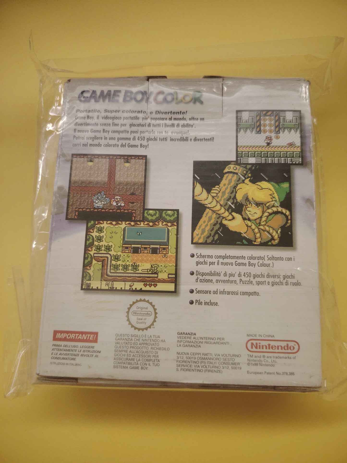 Console Game Boy Color Viola Nintendo