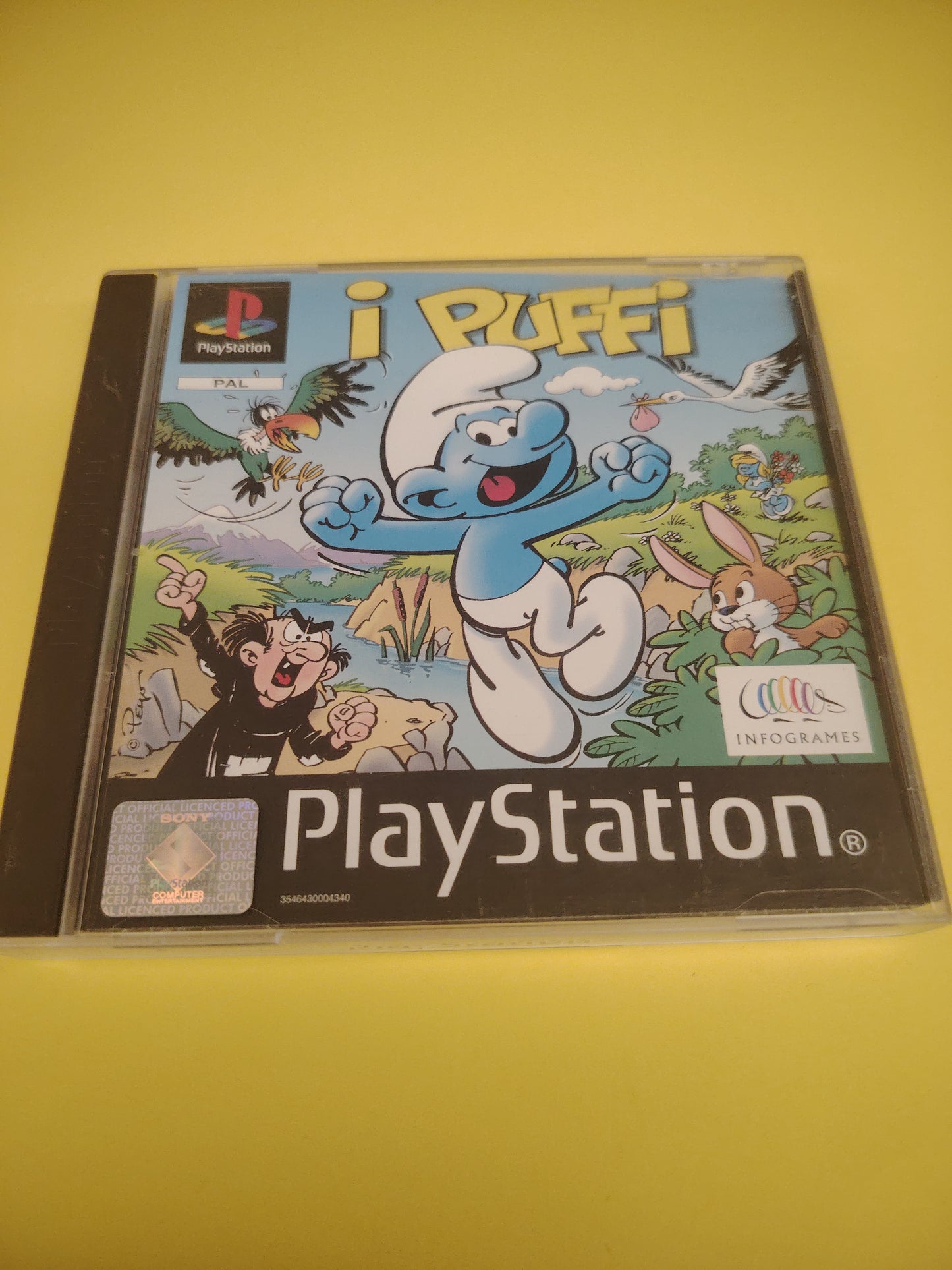 Gioco PlayStation 1 I Puffi completo