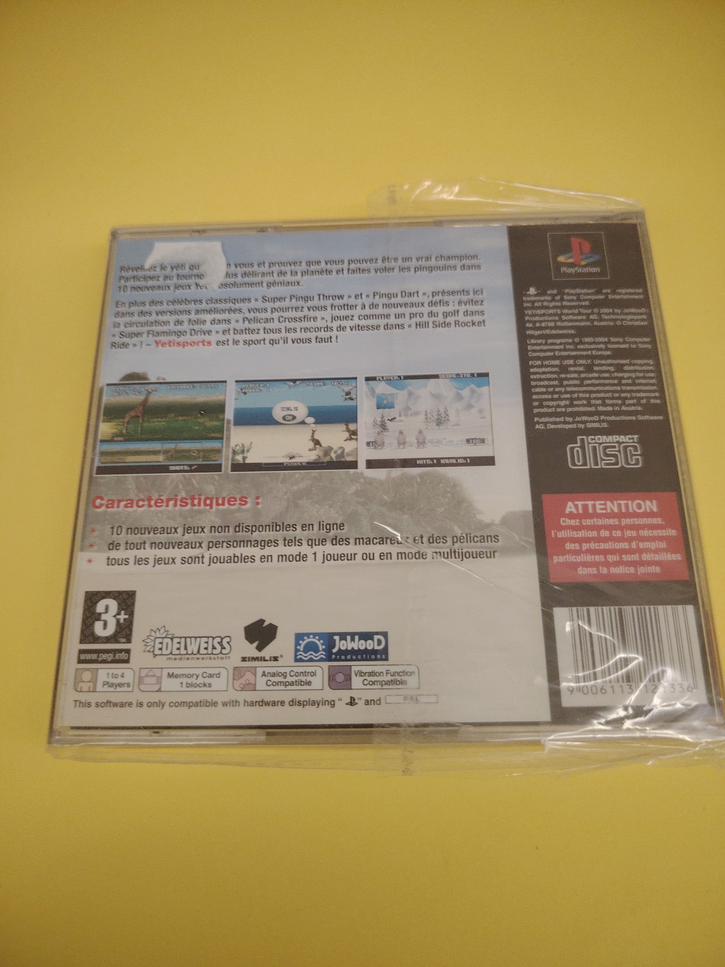Gioco PlayStation 1 yetisports world tour