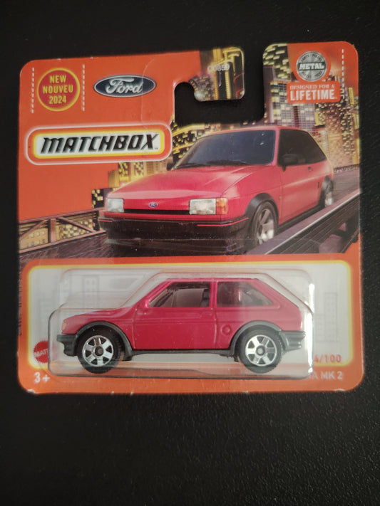 Matchbox 1983 rossa fiesta mk 2