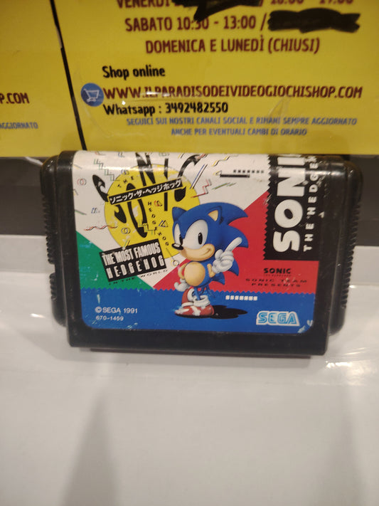 Gioco Sonic Mega drive Asia jap