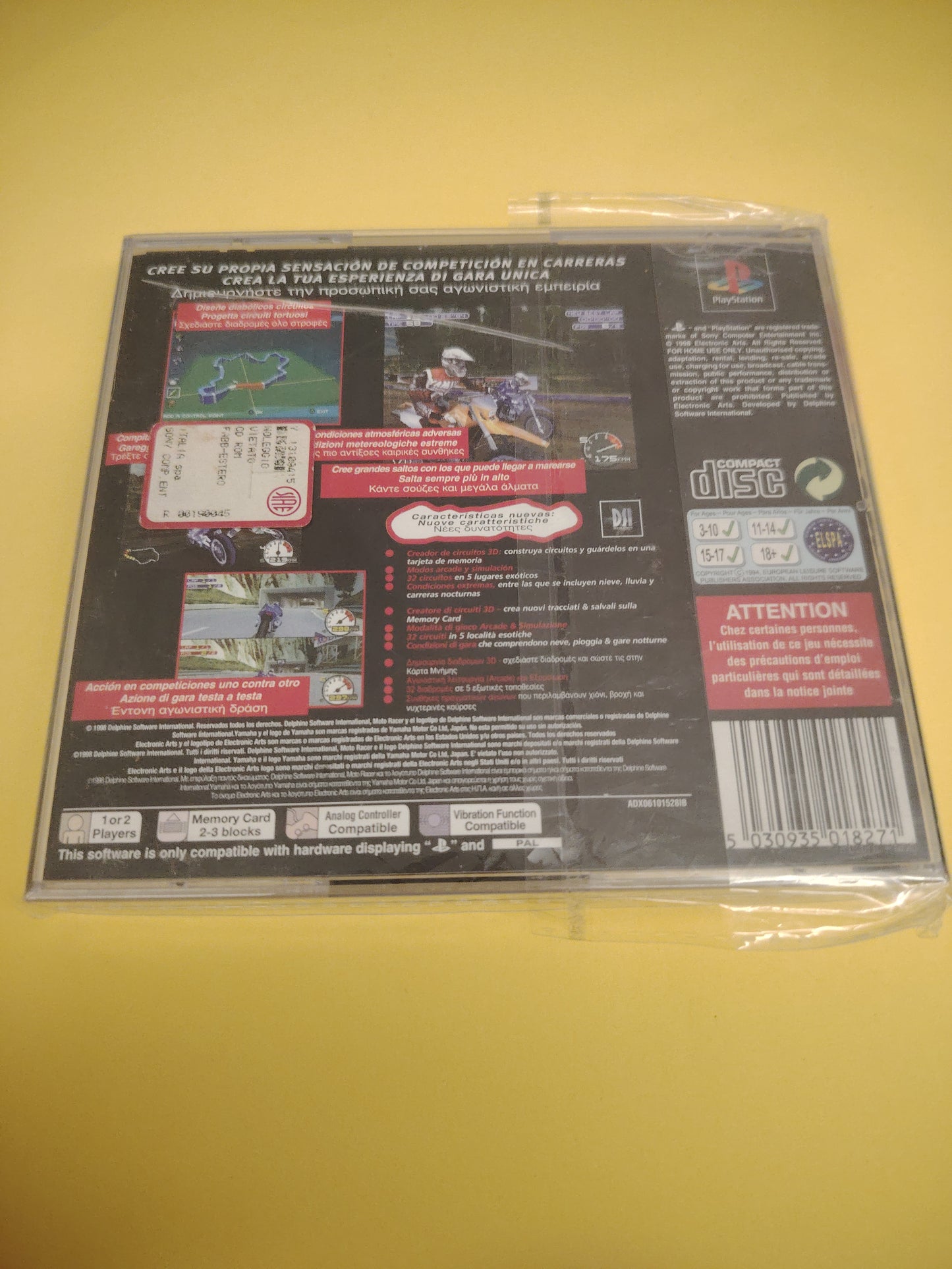 Gioco PlayStation 1 moto racer 2