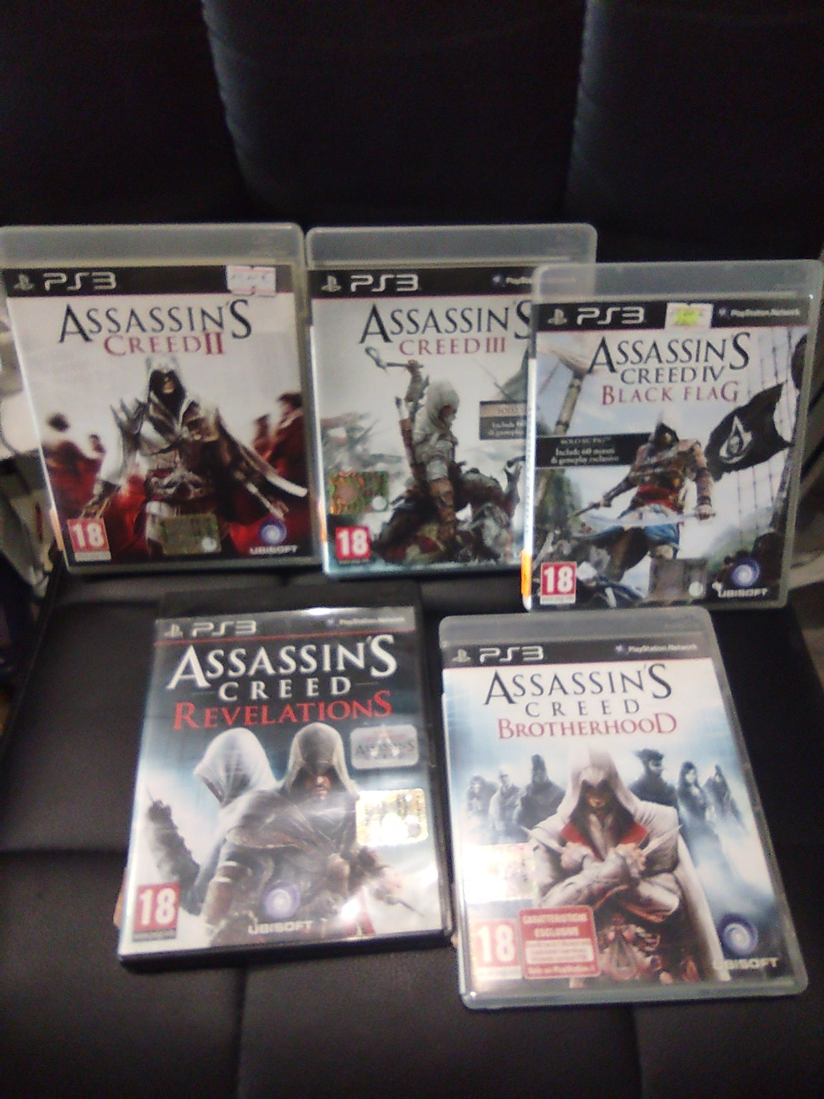 Lotto PS3 giochi Assassin's Creed 5 titoli doversi