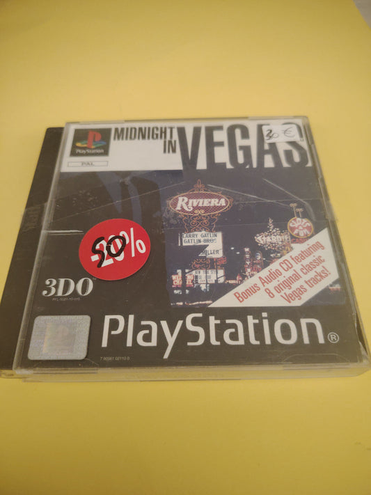 Gioco PlayStation 1 PS1 midnight in Vegas