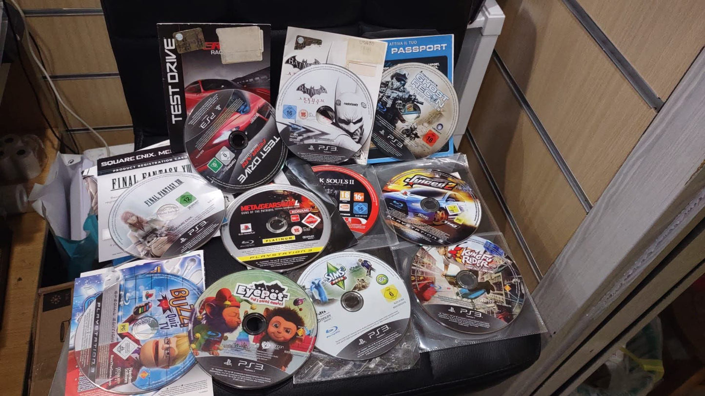 11 giochi ps3 + 1 del pc in omaggio