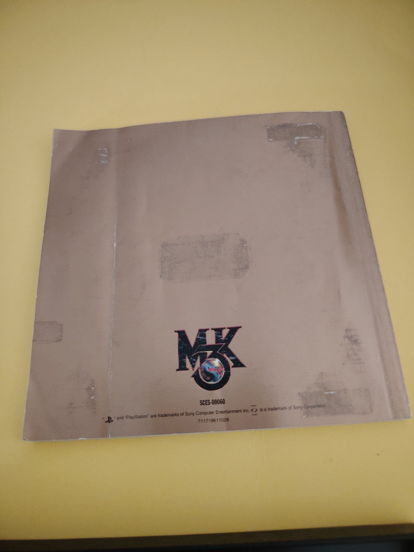 Gioco Playstation 1 Ps1 mortal kombat 3 cofanetto box cartonato