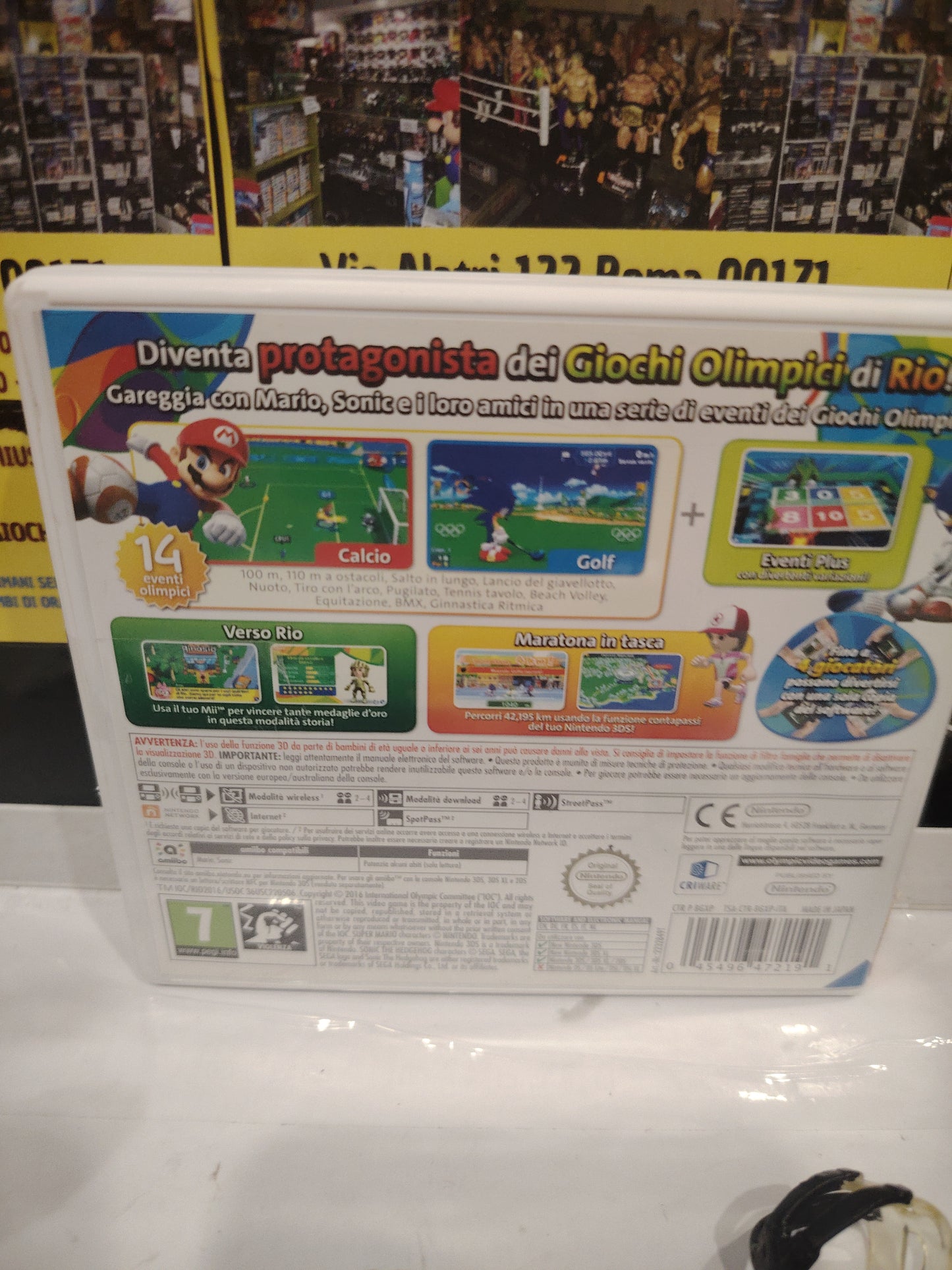 Gioco Nintendo 3ds Mario e Sonic giochi olimpici Rio 2016
