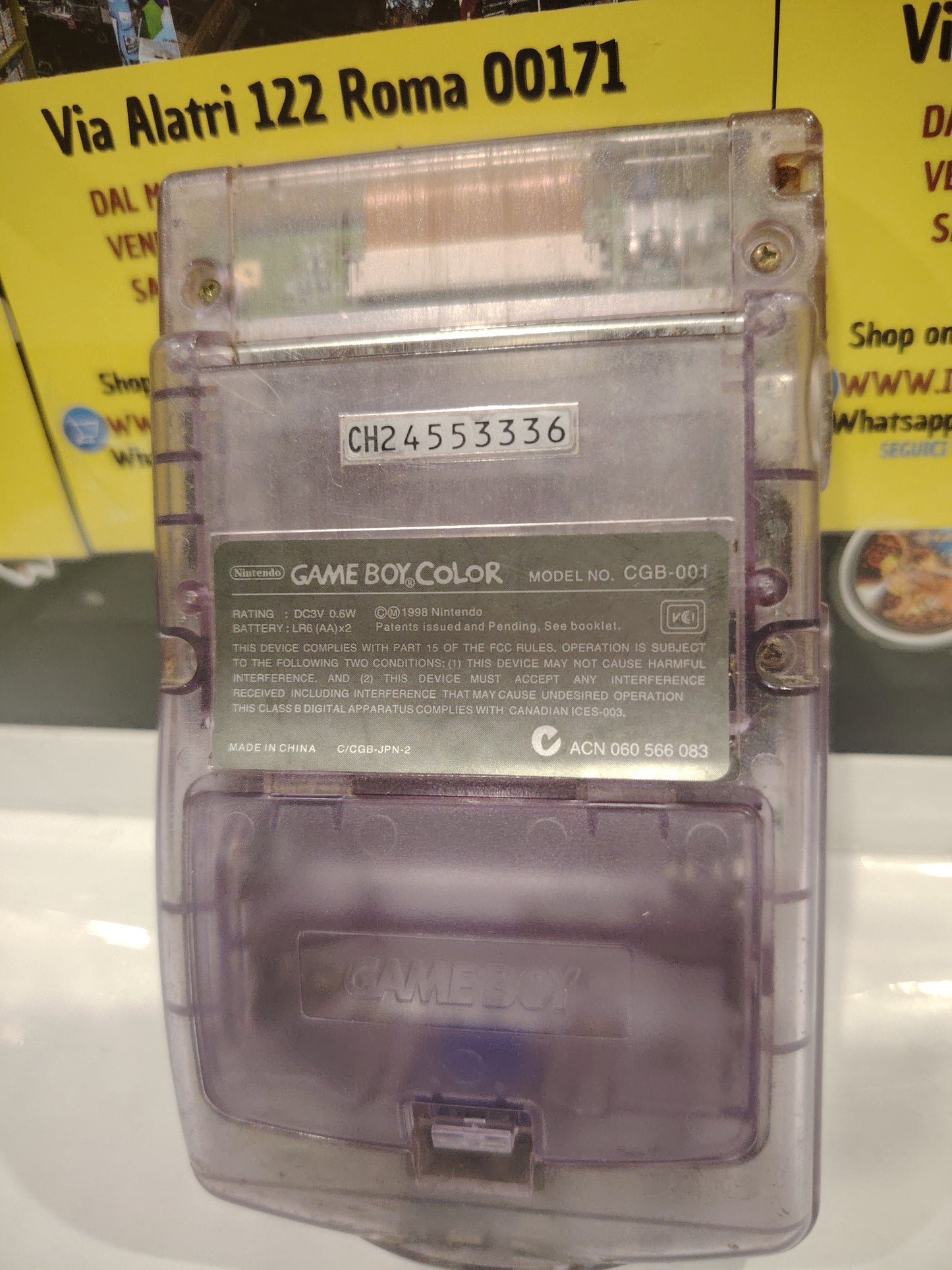 Console Nintendo gameboy color