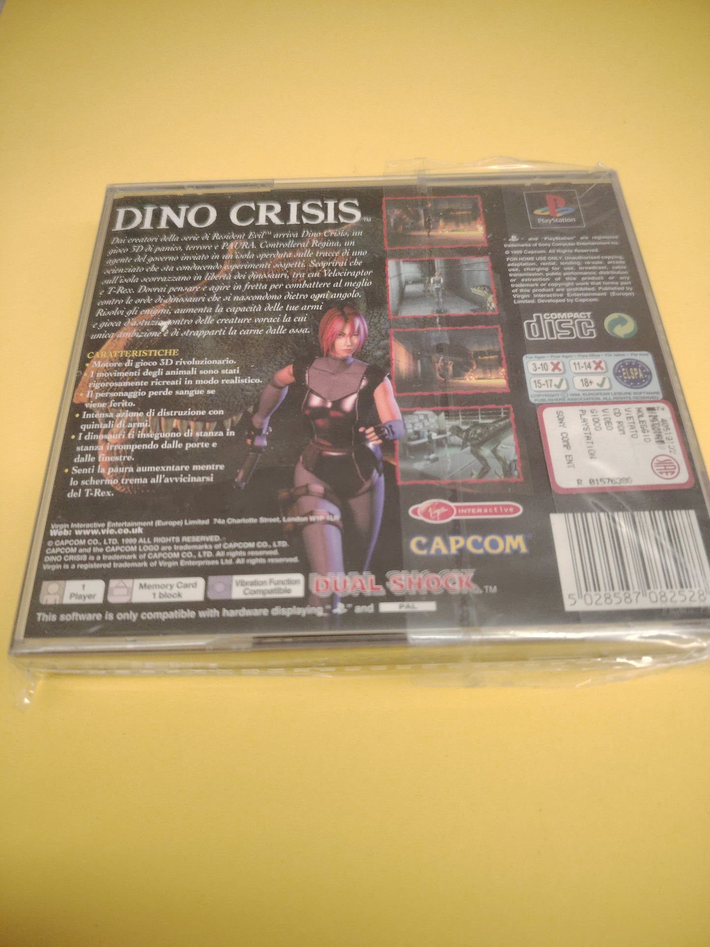 Gioco PlayStation 1 dino crisis Capcom