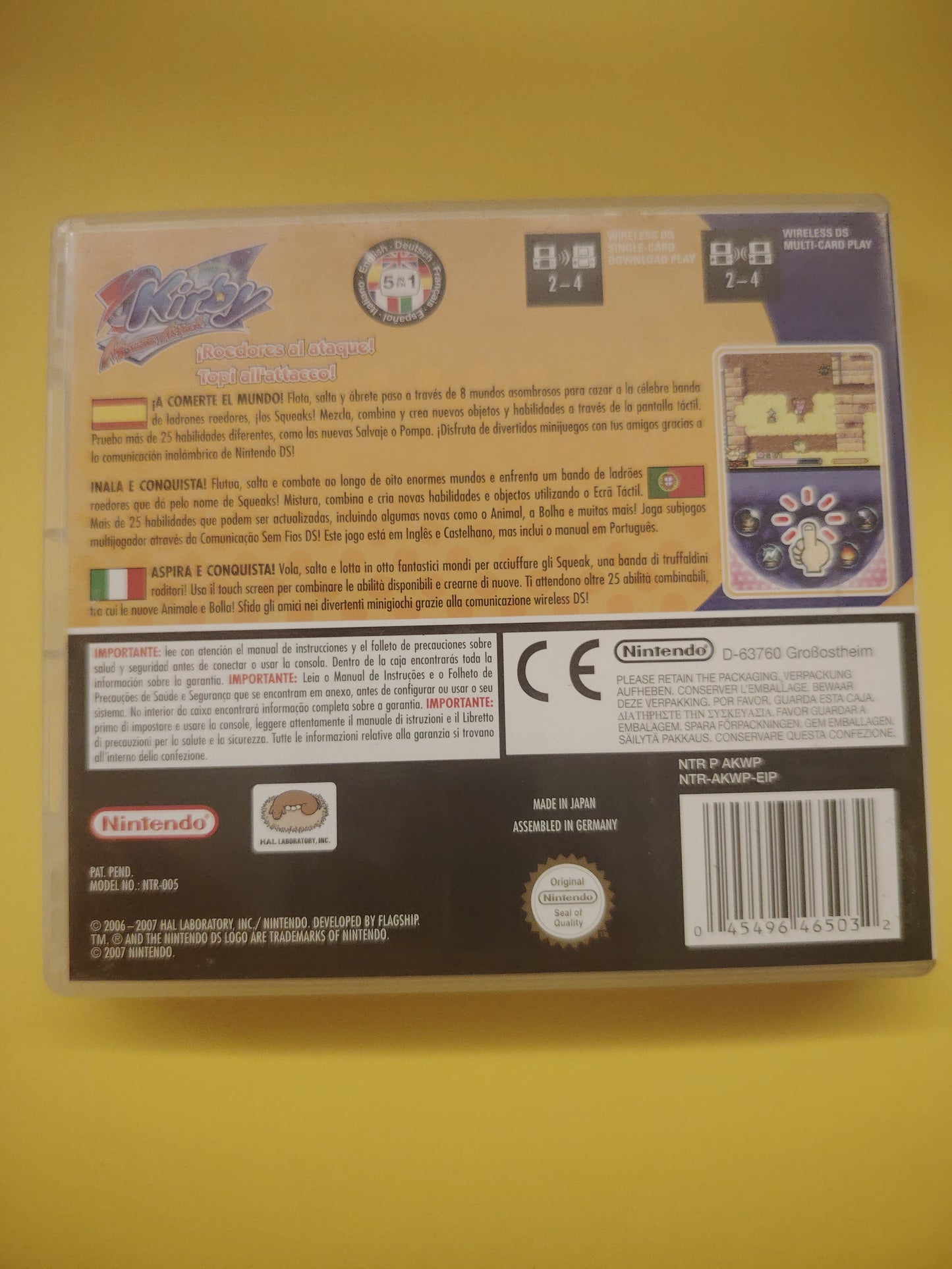 Gioco Nintendo DS Kirby mouse Attack