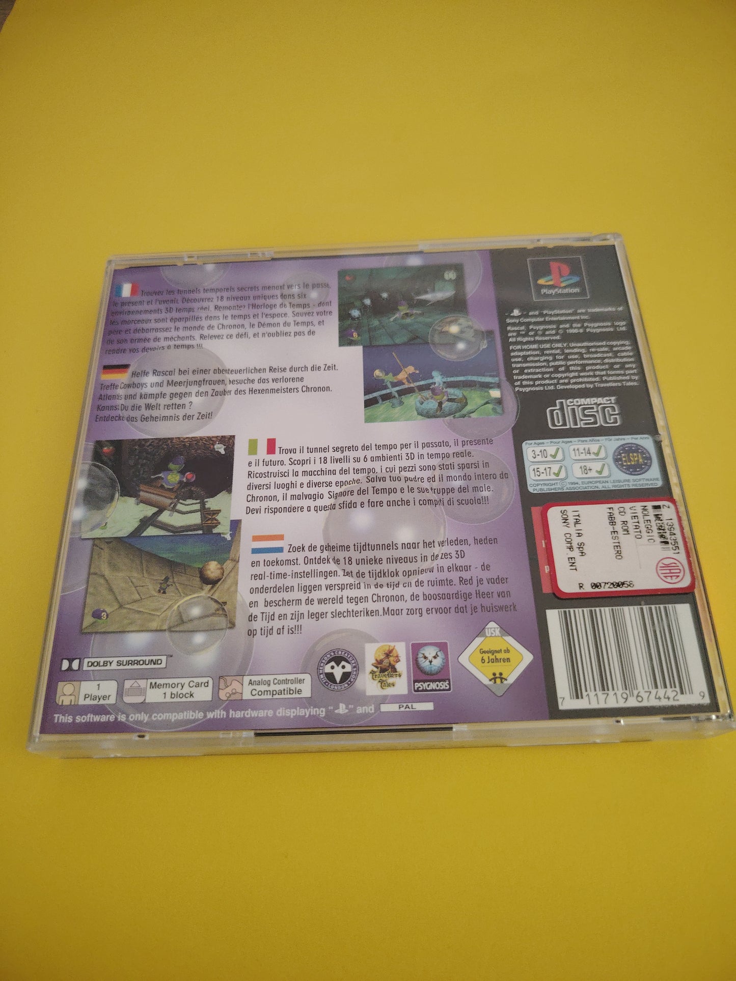 Gioco PlayStation 1 Rascal