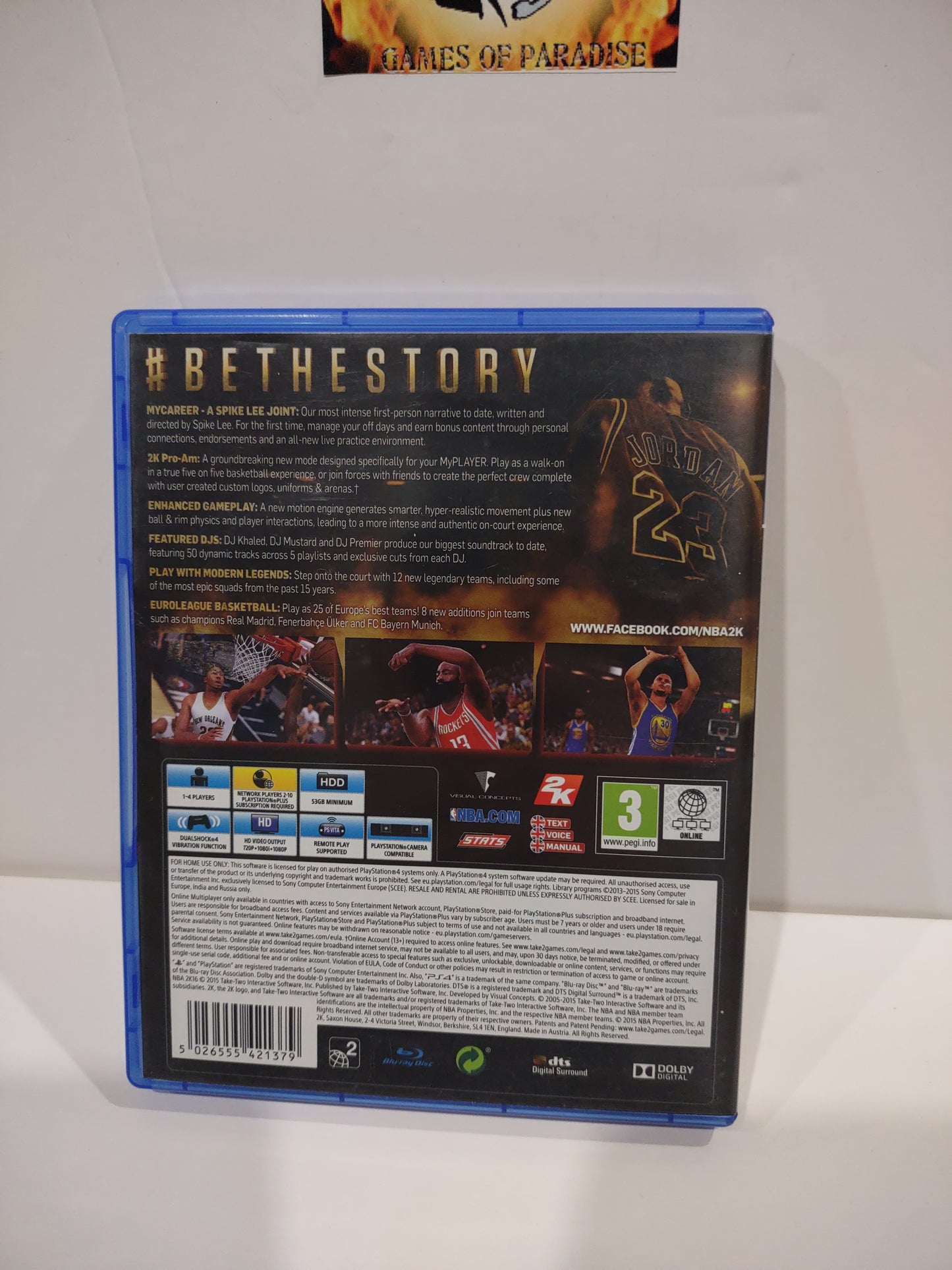 Gioco PS4 Michael Jordan NBA 2k16 PlayStation 4