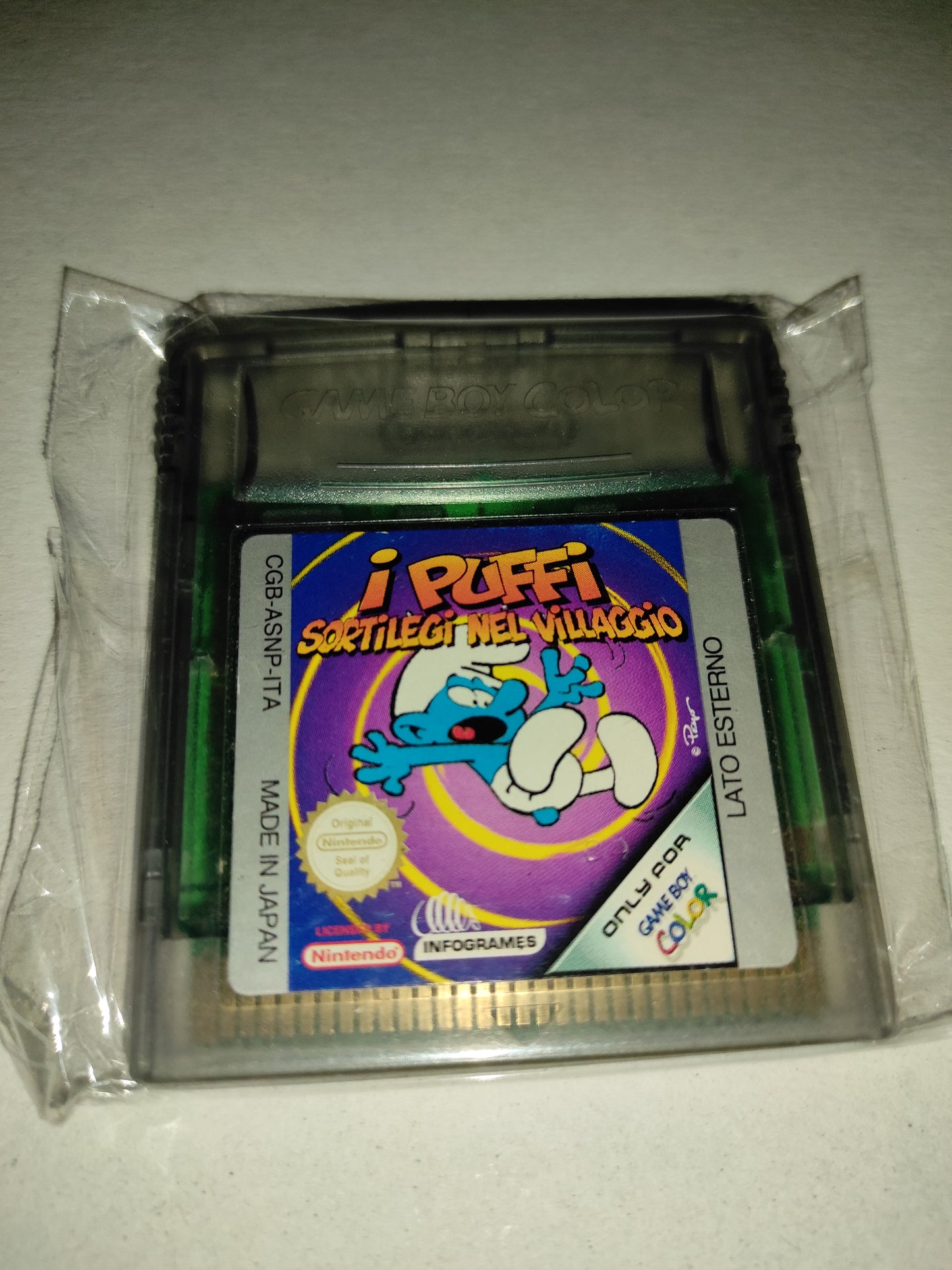 Gioco Nintendo gameboy color i puffi sortilegio nel villaggio