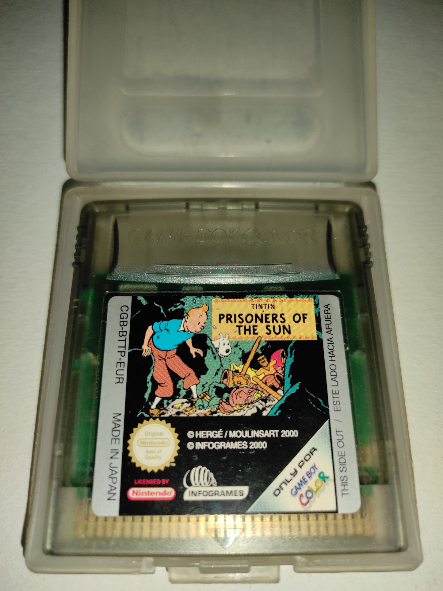 Gioco Nintendo gameboy color tin tin