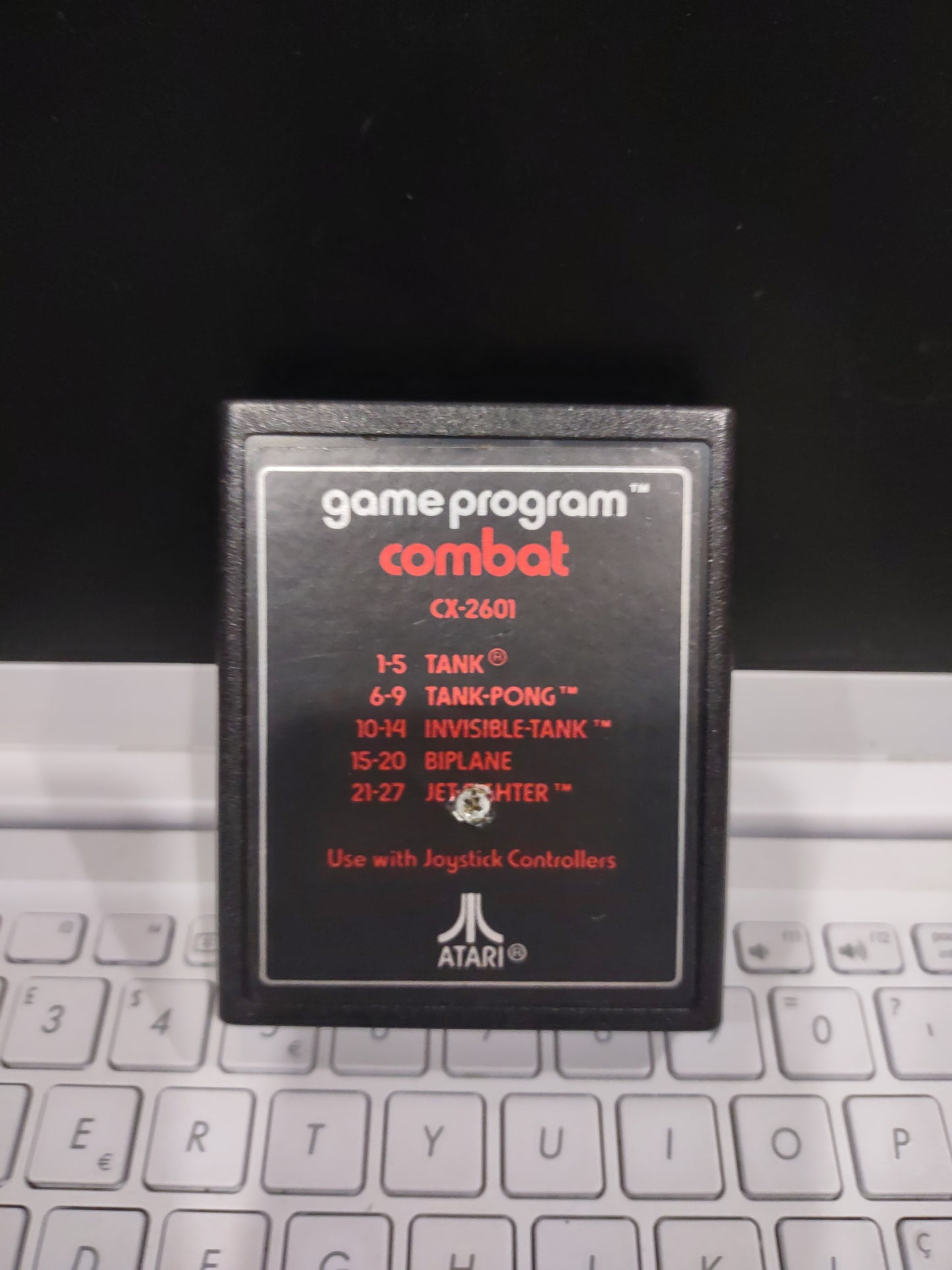 Gioco cartuccia commodore game program combat