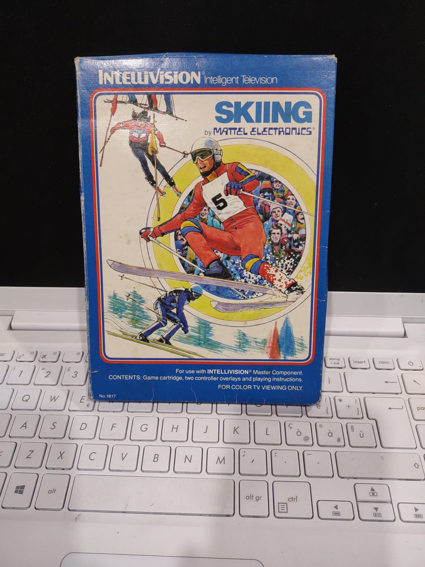 Gioco con scatola in televisione Skiing Mattel electronics