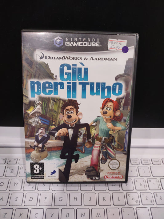 Gioco Nintendo GameCube giù per il tubo PAL ita