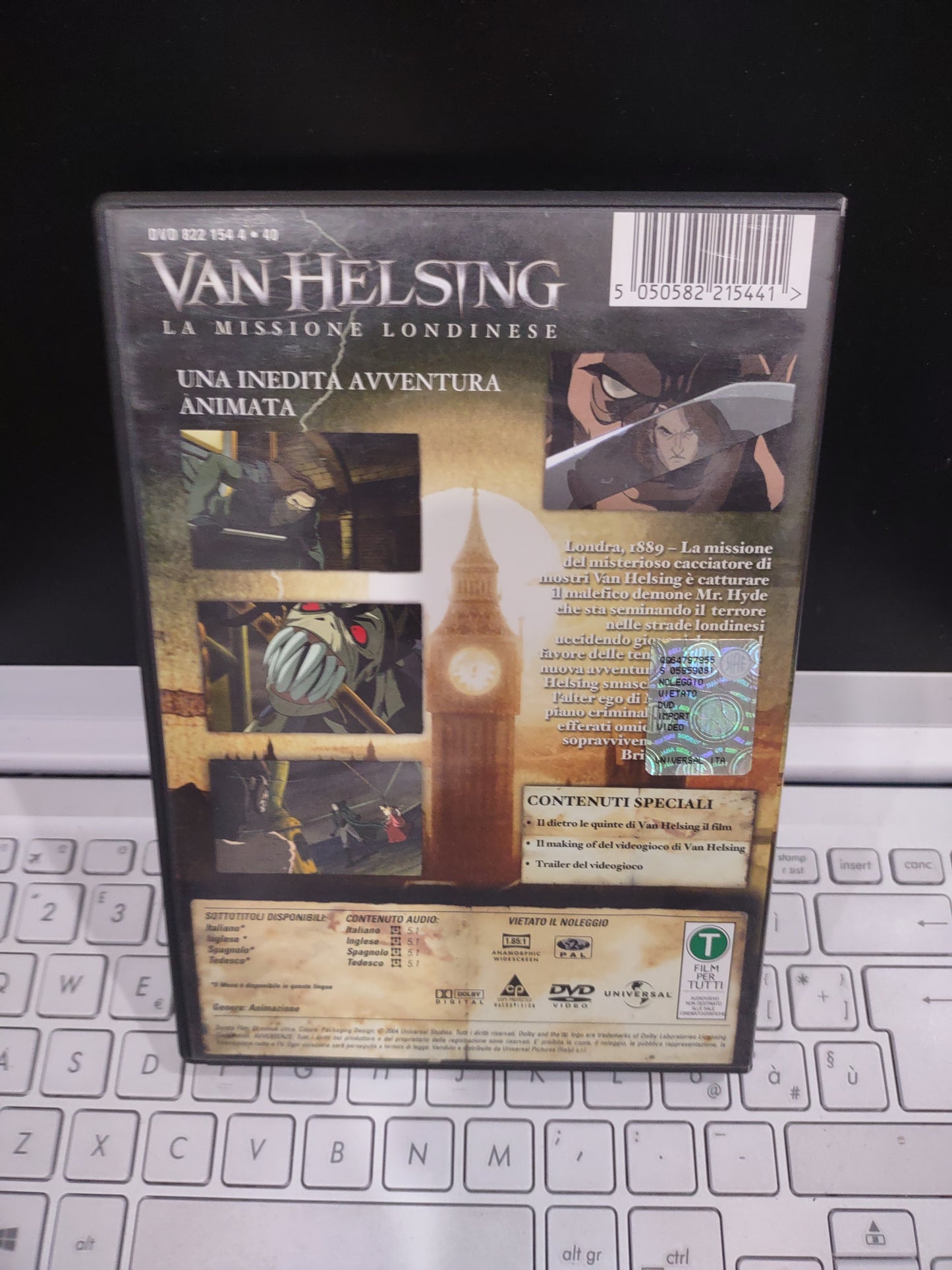 DVD ita van Helsing la missione Londinese