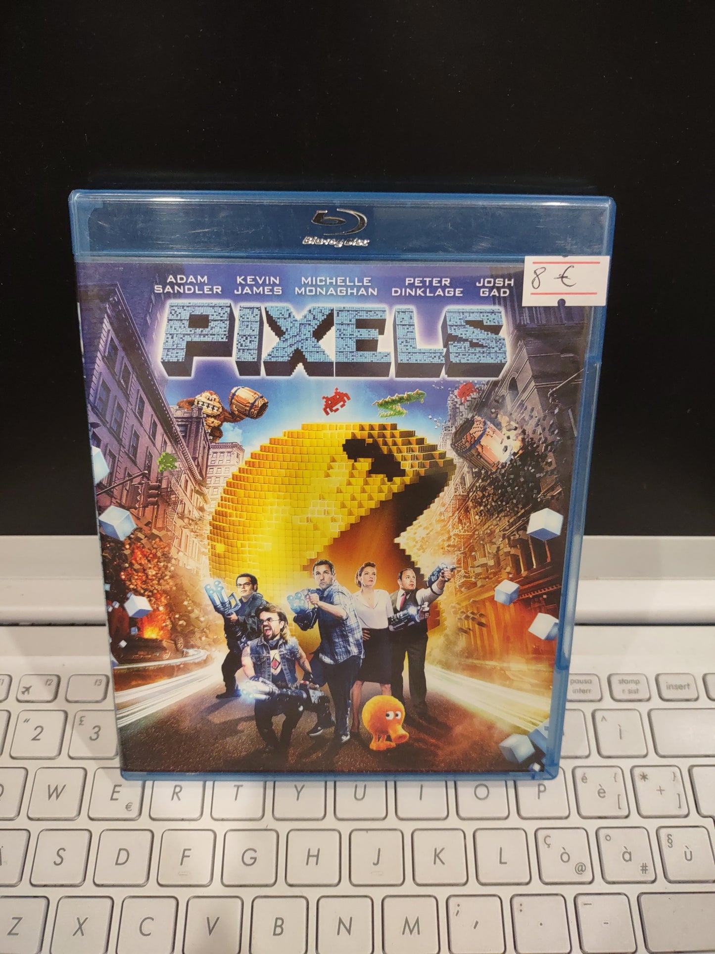 Film Blu-ray pixels con Pacman donkey Kong qb