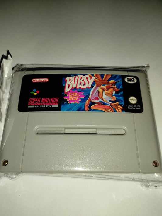 Gioco Nintendo Snes supernintendo bubsy PAL gig