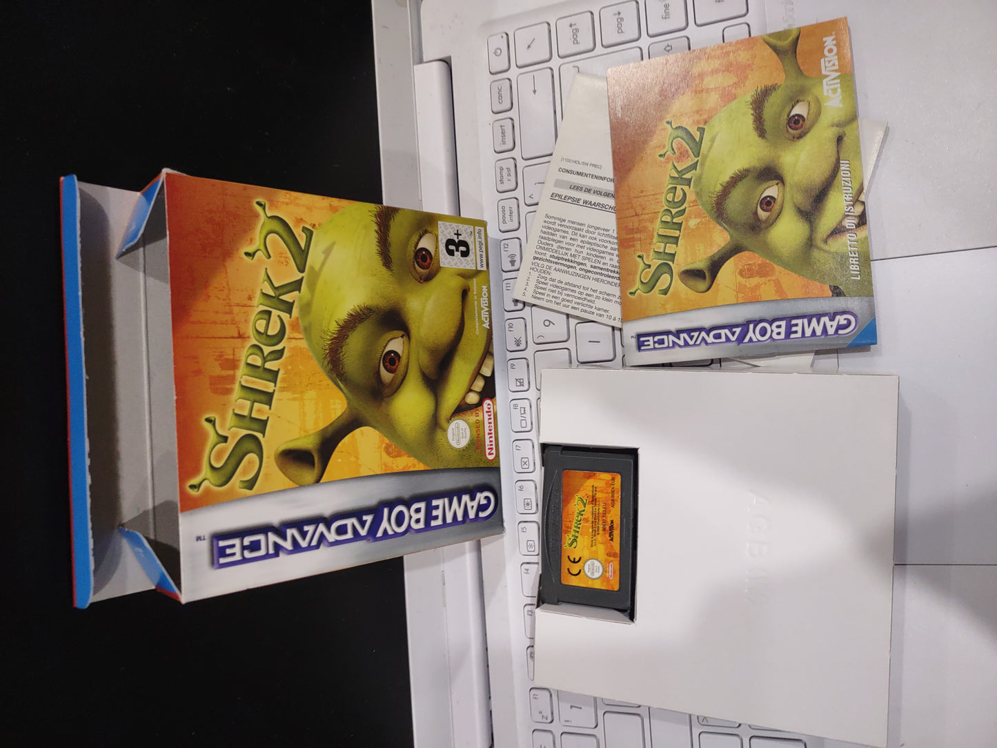 Gioco Nintendo game boy Advance Shrek 2
