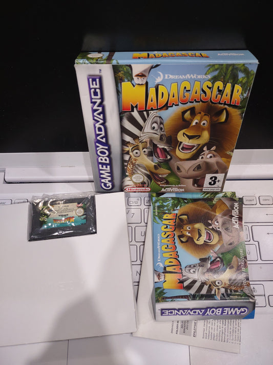 Gioco Nintendo game boy Advance Madagascar Dreamworks