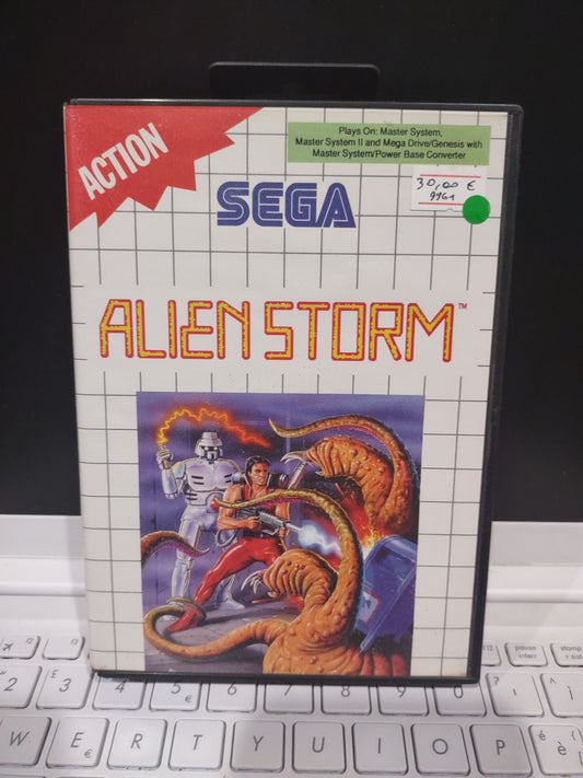 Gioco sega master system cartridge alien storm