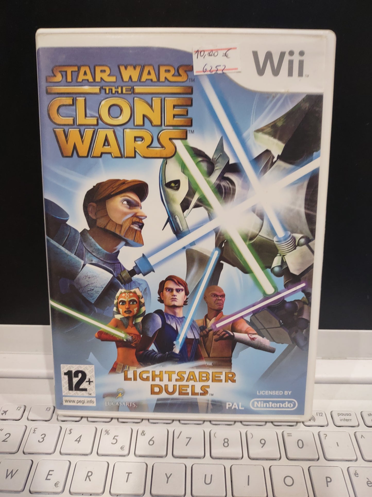 Gioco Nintendo Wii Star wars the clone wars lightsaber duels