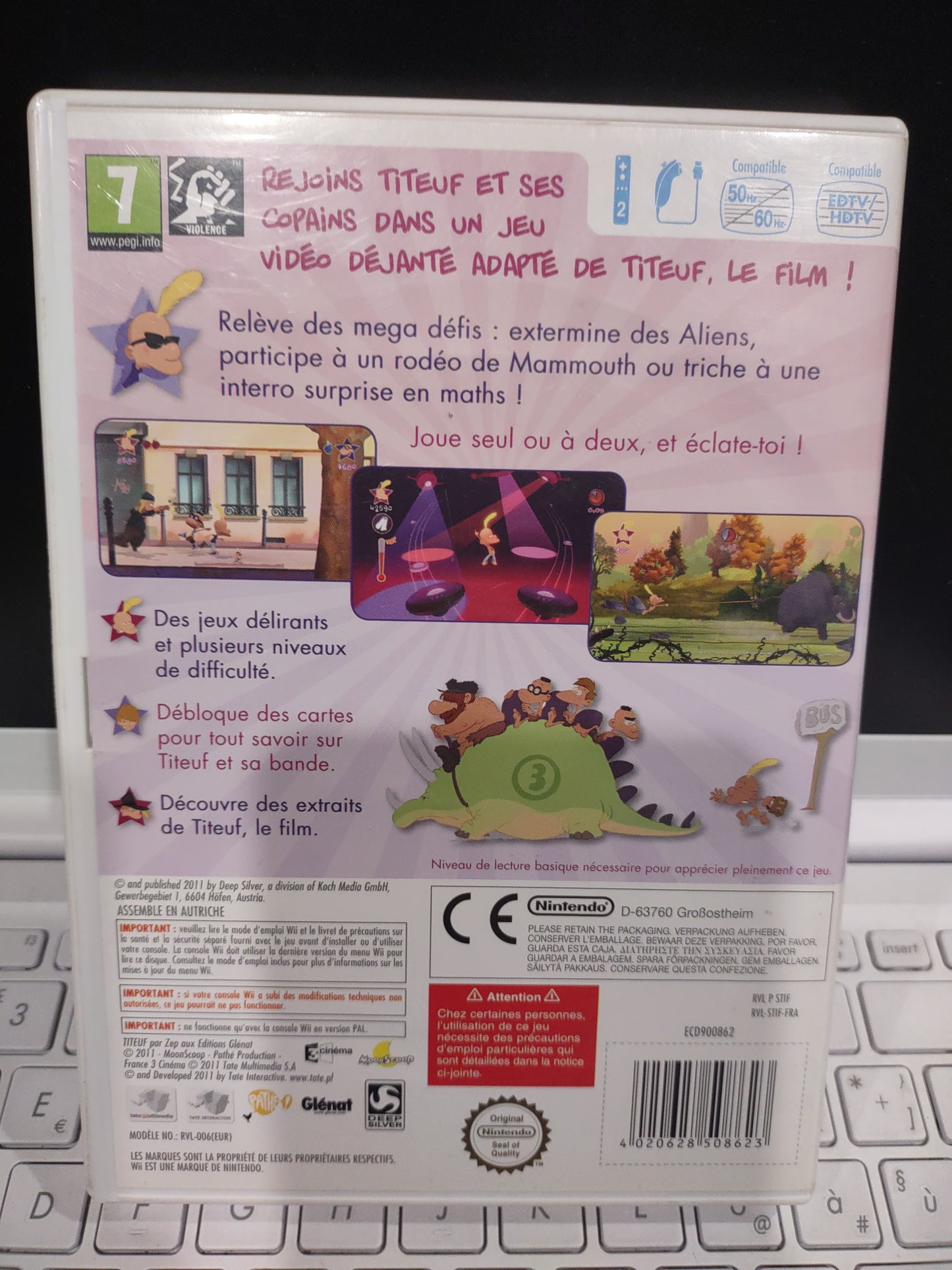 Gioco Nintendo Wii Titeuf le film con poster