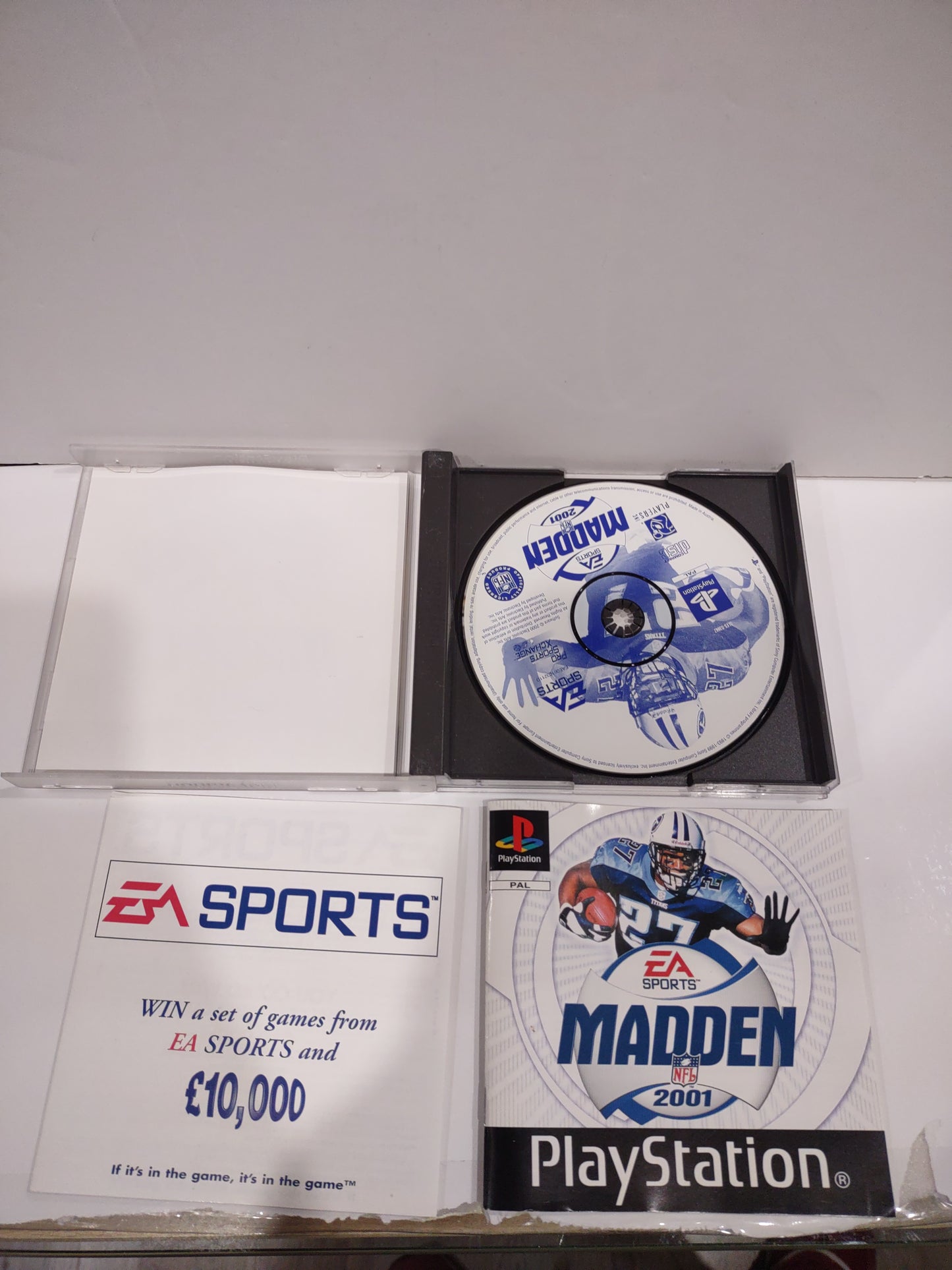 Gioco ps1 PlayStation madden 2001