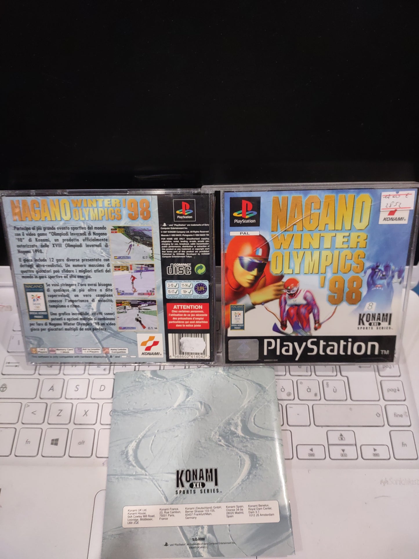 Gioco ps1 PlayStation Nagano Winter olympics 98