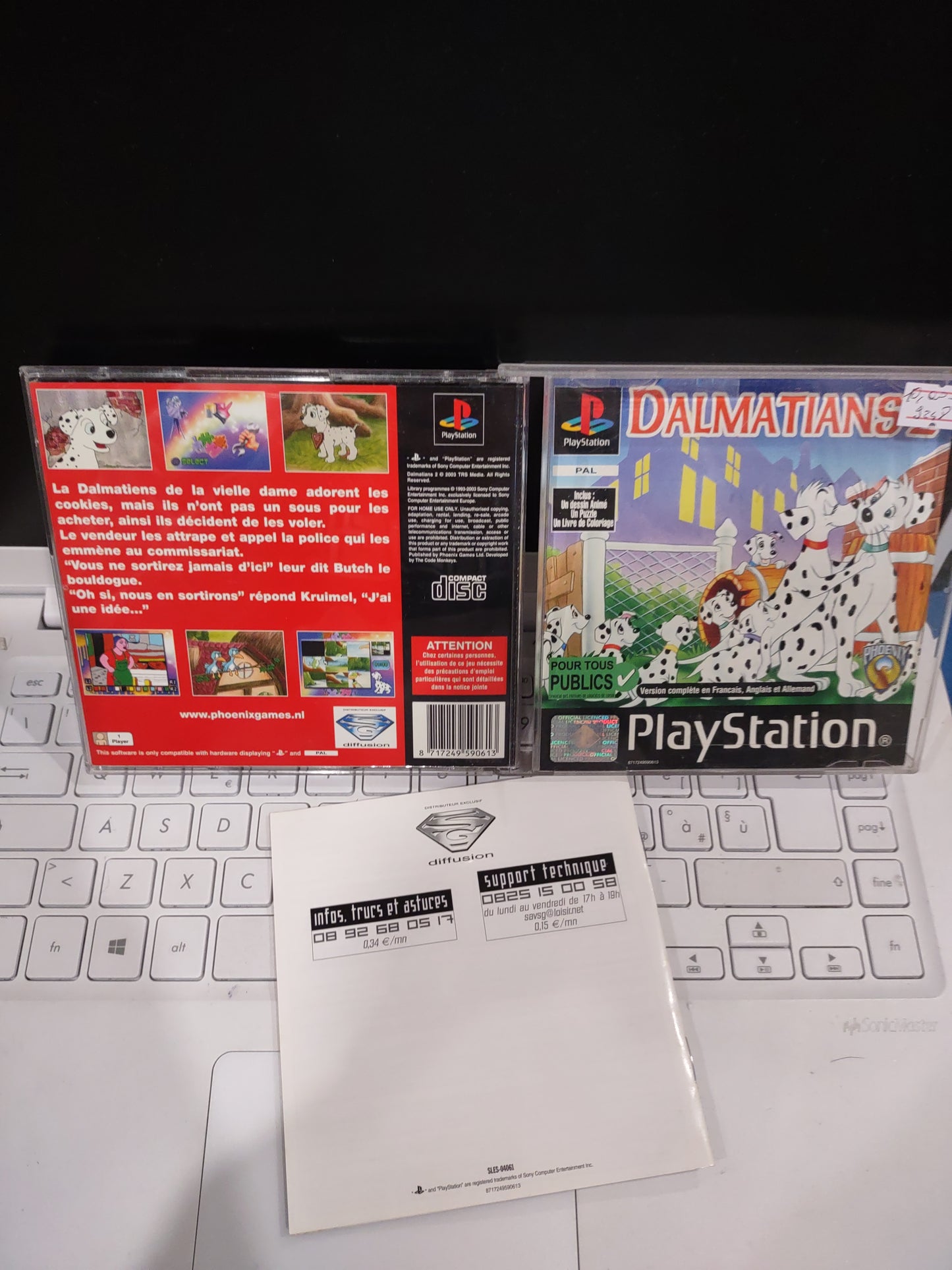 Gioco PS1 PlayStation dalmatians 2 PAL