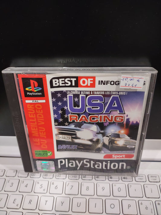 Gioco ps1 PlayStation usa racing PAL