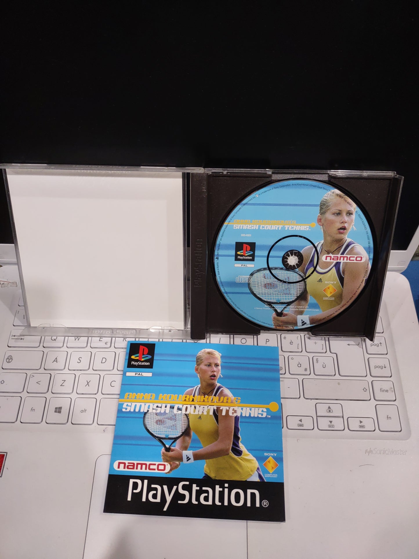 Gioco ps1 PlayStation Anna Kournikova smash court tennis