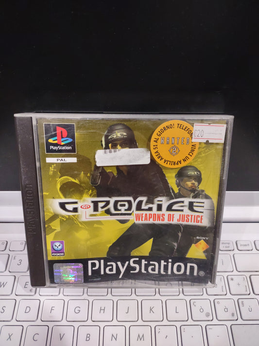 Gioco ps1 PlayStation g police weapons of justice