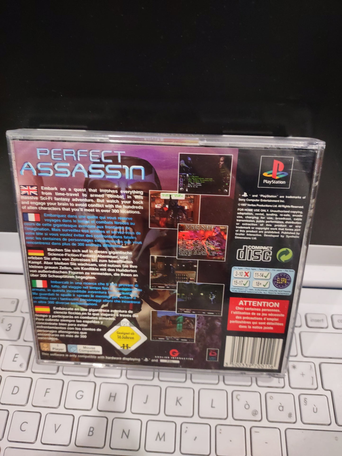 Gioco PS1 PlayStation perfect assassin