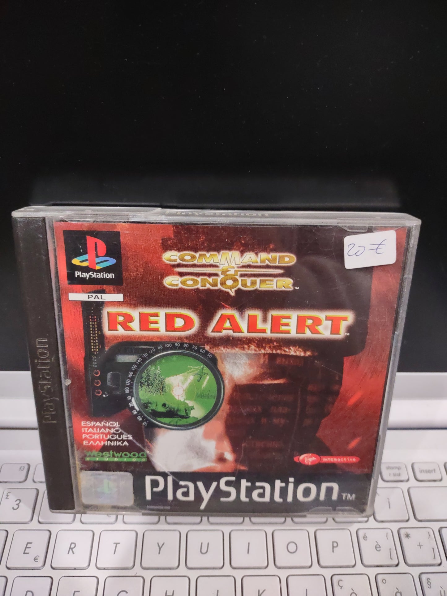 Gioco ps1 PlayStation command & conquer Red alert