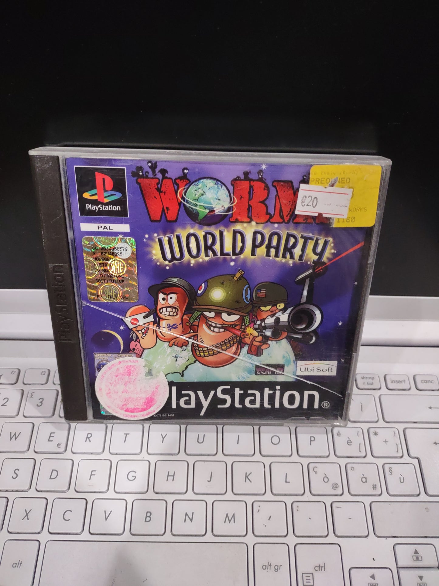 Gioco ps1 PlayStation Worms world party