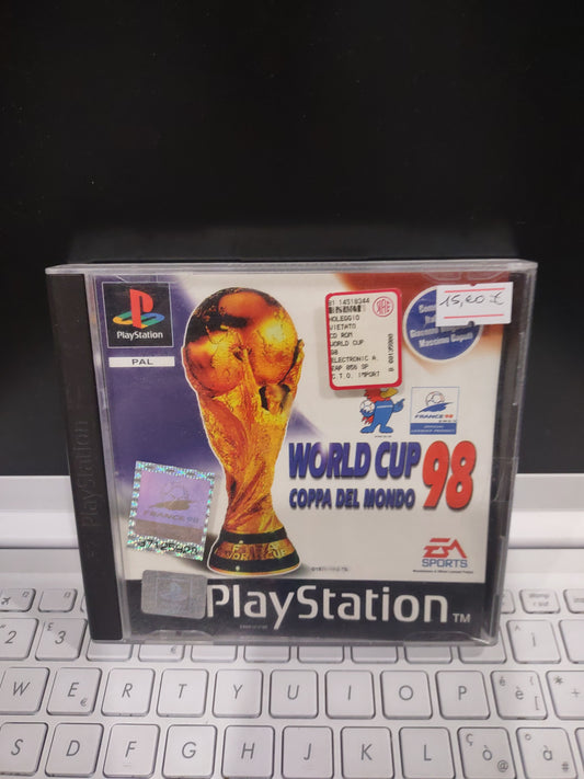 Gioco PS1 PlayStation world Cup 98 Coppa del Mondo