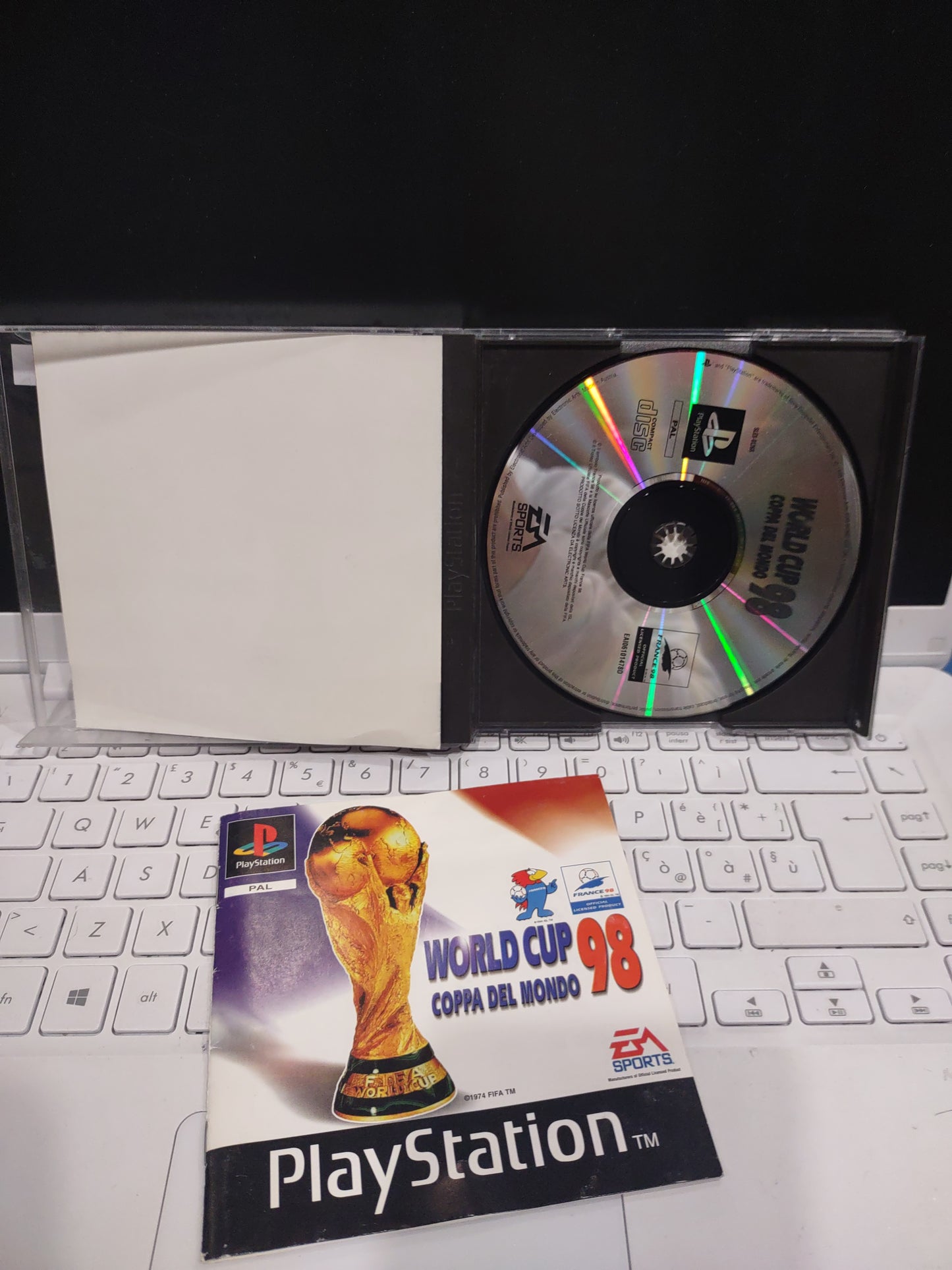 Gioco PS1 PlayStation world Cup 98 Coppa del Mondo