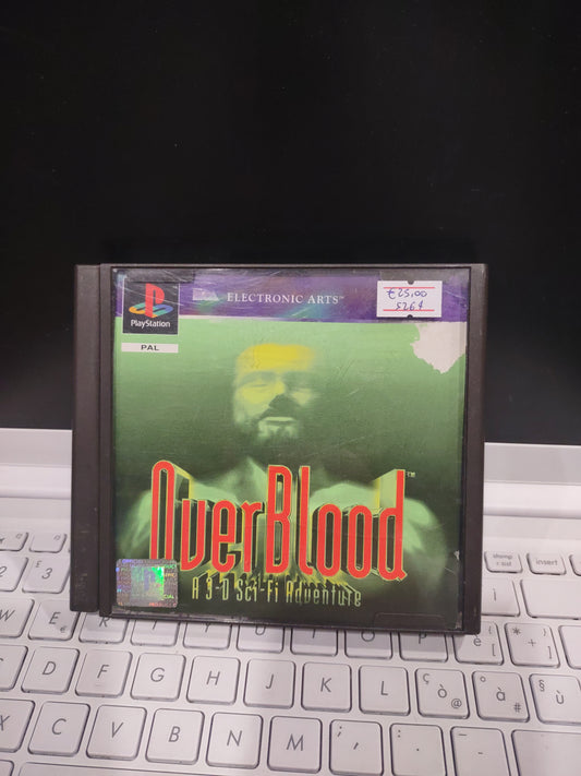 Gioco PS1 PlayStation overblood pal