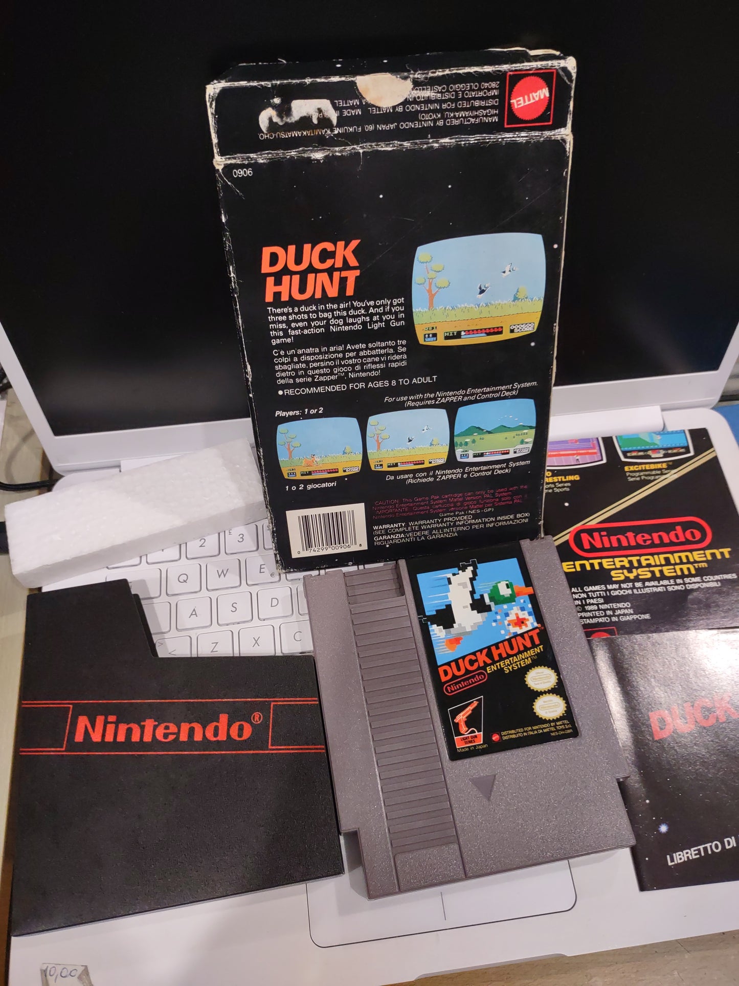 Gioco Nintendo Nes duck Hunt Mattel version PAL GBR