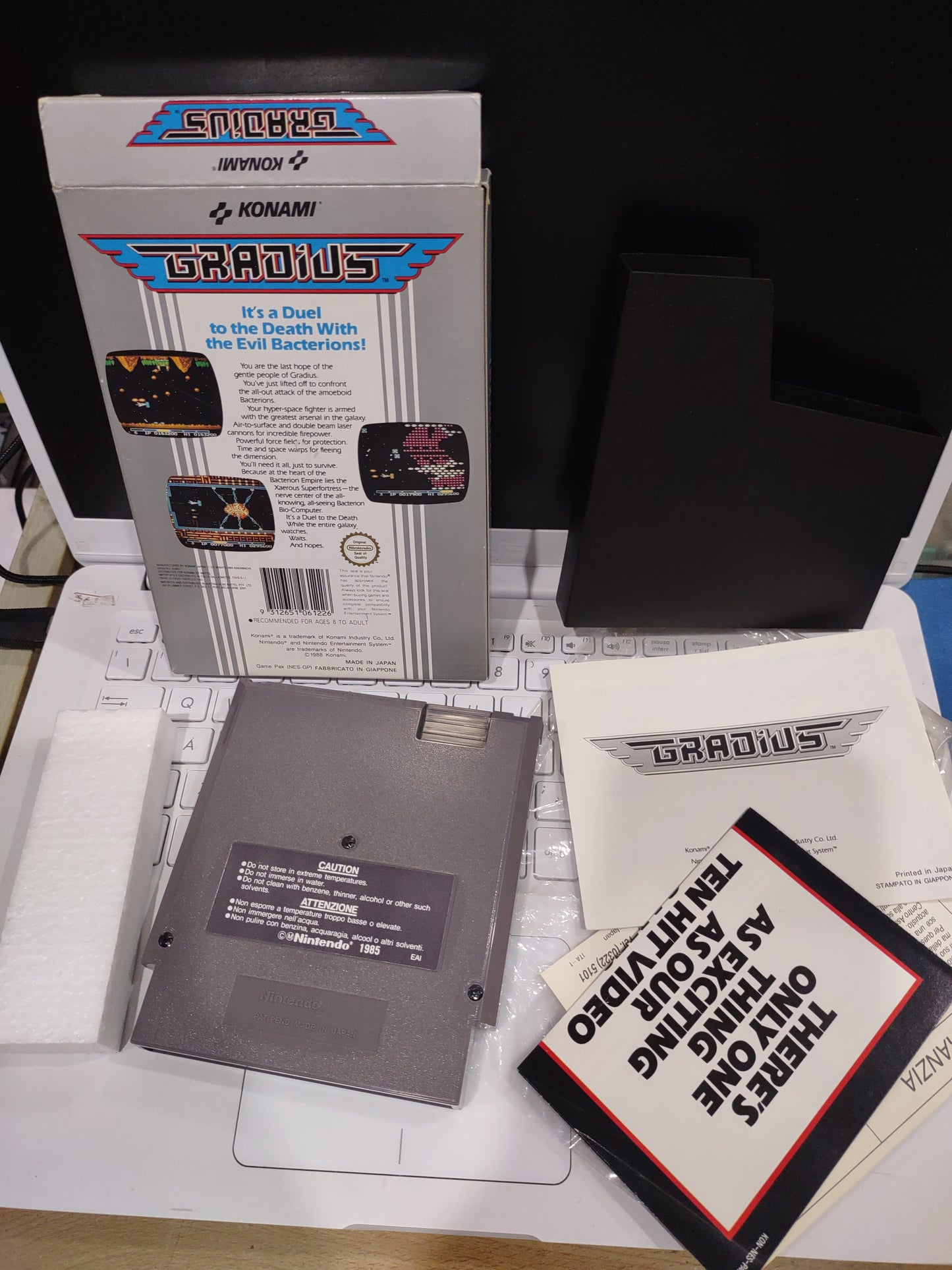 Gioco Nintendo Nes gradius konami game PAL